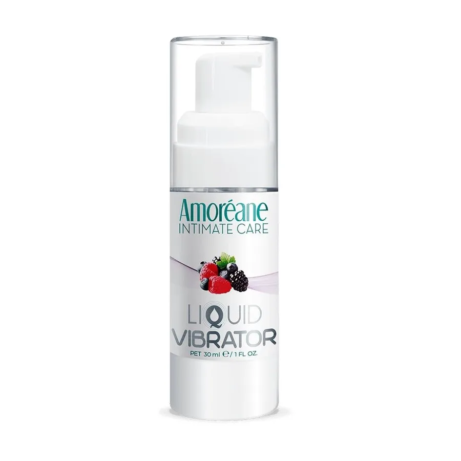 Лубрикант з ефектом вібрації Amoreane Med Liquid Vibrator Berries (30 мл)