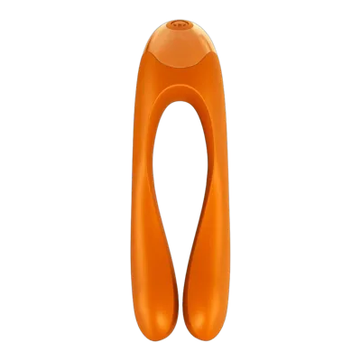 Вібратор на палець Satisfyer Candy Cane Orange