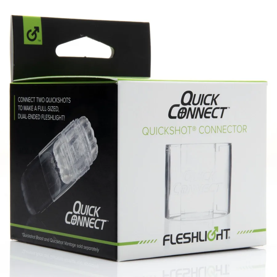 Адаптер Fleshlight Quickshot Quick Connect для з'єднання двох Квікшотов в одну іграшку