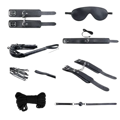 Набір аксесуарів БДСМ Alive Secret Desires Black Kit (8 pcs)