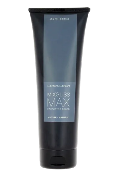 Анальний гель-змазка MixGliss MAX NATURE (250 мл) на водній основі з екстрактом алое