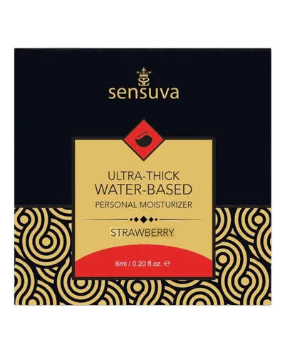 Пробник Sensuva - Ultra–Thick Water-Based Strawberry (6 мл)