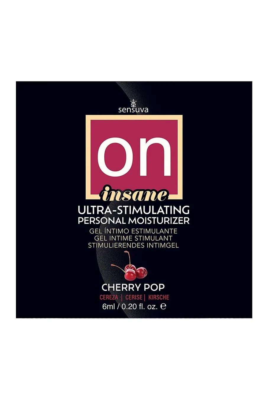 Пробник Sensuva - Ultra-Stimulating On Insane Cherry Pop (6 мл)