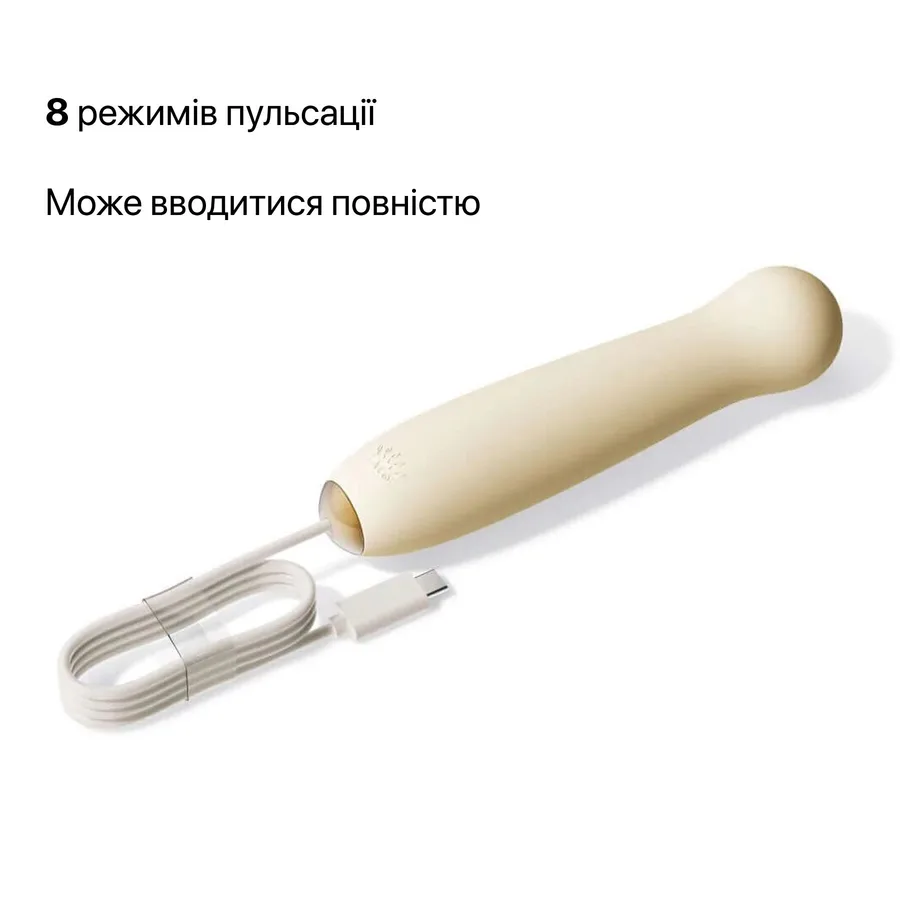Пульсатор Zalo – AVA Attachment Ivory White для смарт-вібромасажера Zalo – AVA