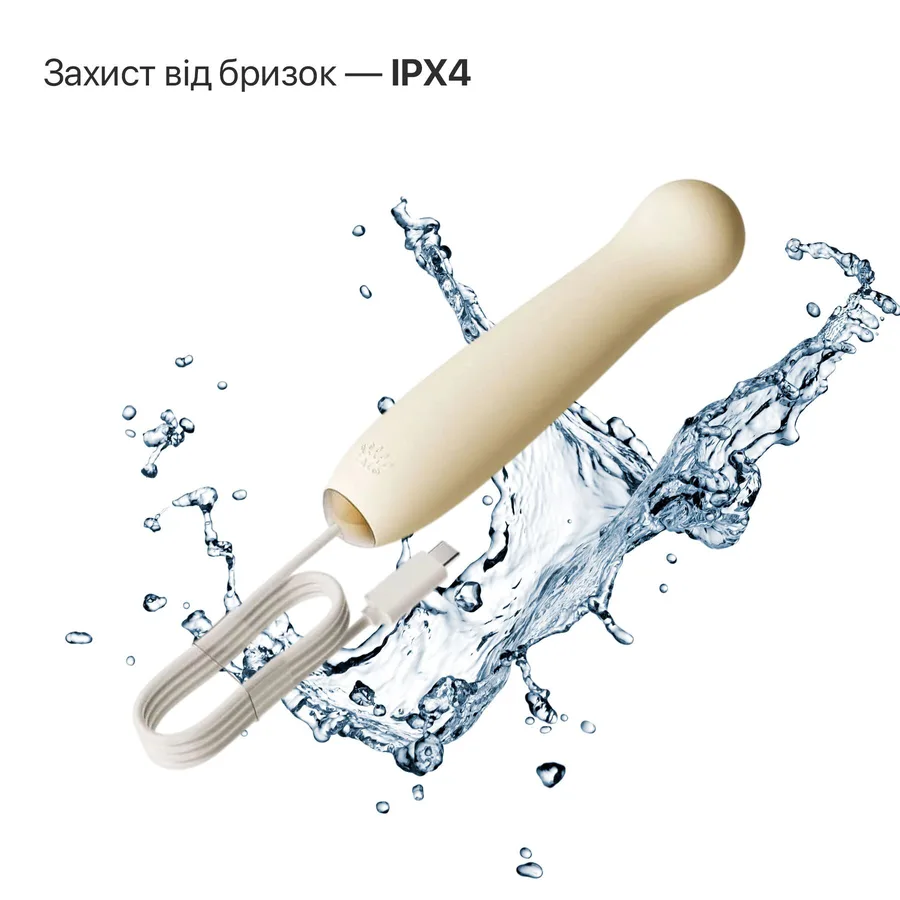 Пульсатор Zalo – AVA Attachment Ivory White для смарт-вібромасажера Zalo – AVA