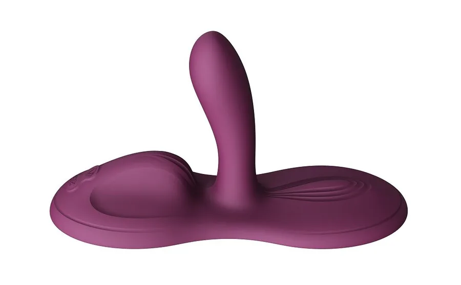 Sit-on-top смарт-вибратор Zalo – Flora Smart Vibrating Pad Velvet Purple, 9 моторов