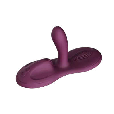 Sit-on-top смарт-вібратор Zalo – Flora Smart Vibrating Pad Velvet Purple, 9 моторів