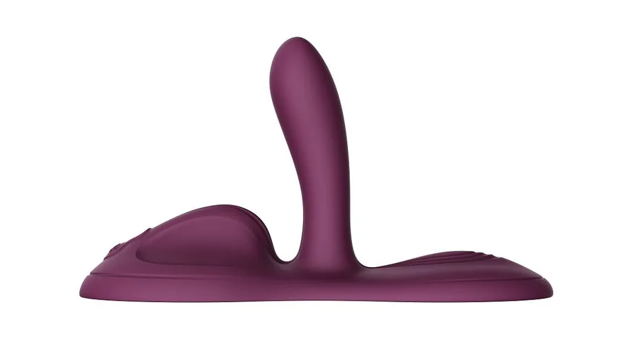 Sit-on-top смарт-вибратор Zalo – Flora Smart Vibrating Pad Velvet Purple, 9 моторов
