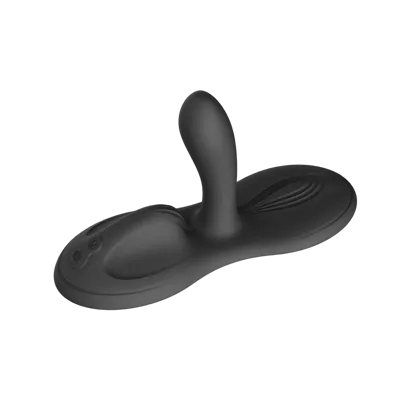 Sit-on-top смарт-вібратор Zalo – Flora Smart Vibrating Pad Obsidian Black, 9 моторів
