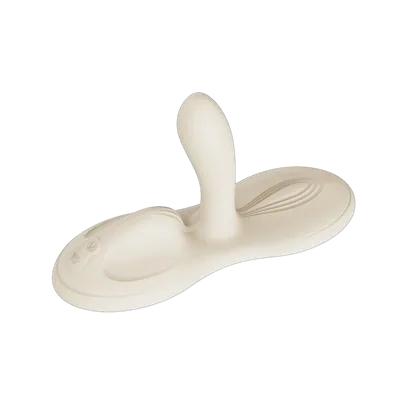 Sit-on-top смарт-вібратор Zalo – Flora Smart Vibrating Pad Ivory White, 9 моторів