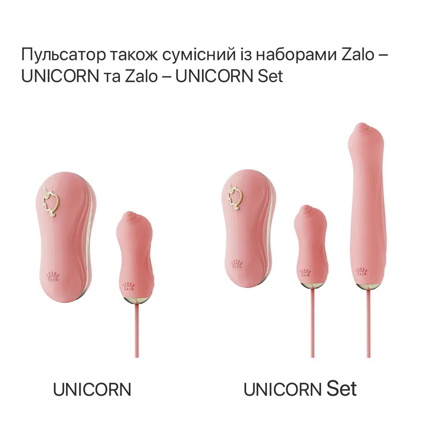 Пульсатор Zalo – AVA Attachment Sakura Pink для смарт-вибромассажера Zalo – AVA