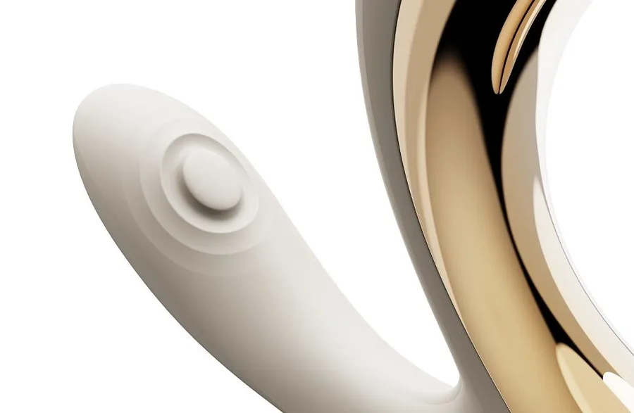 Вібратор-пульсатор з вакуумною насадкою Zalo – Talis G-Spot PulseWave Vibrator Ivory White