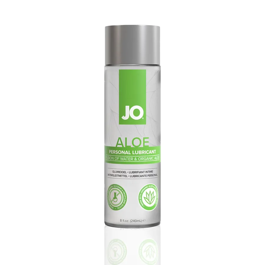 Смазка на водной основе JO H2O Organic Aloe (236 мл), увлажняющий и успокаивающий эффект