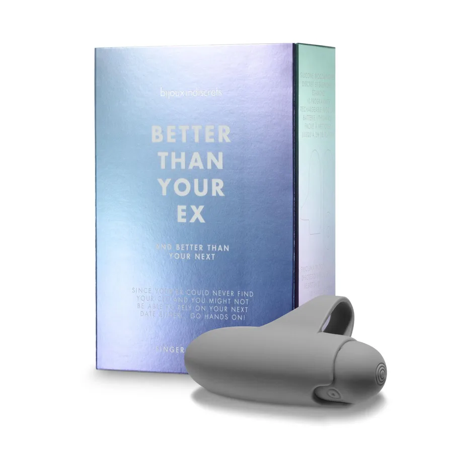 Вибратор на палец Bijoux Indiscrets Better Than Your Ex, диаметр 2,5 см, 10 режимов, перезаряжаемый