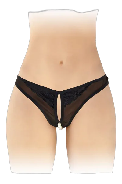 Трусики з перлинами і доступом Fashion Secret Sophie Black