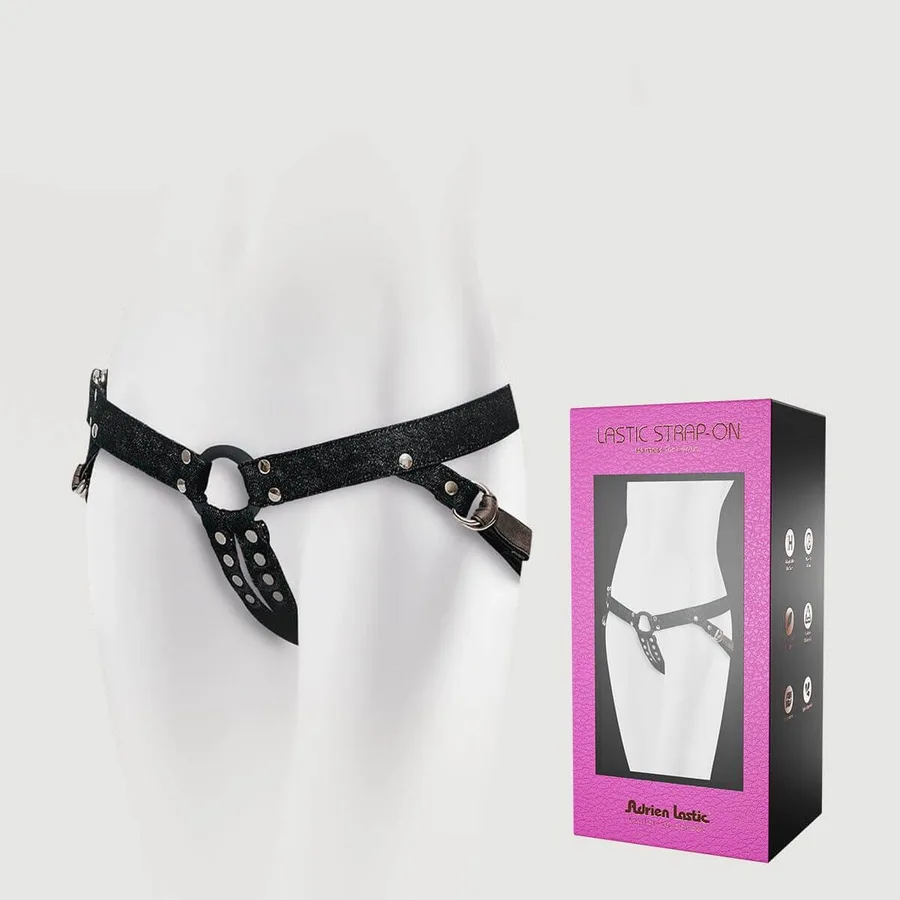 Джинсовые трусики для страпона Adrien Lastic - Lastic Strap-on