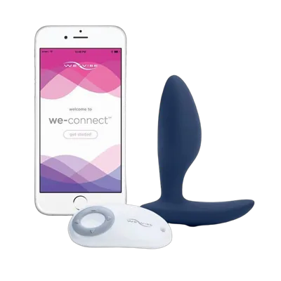 Анальна смарт-вібропробка We-Vibe Ditto Moonlight Blue з пультом ДК