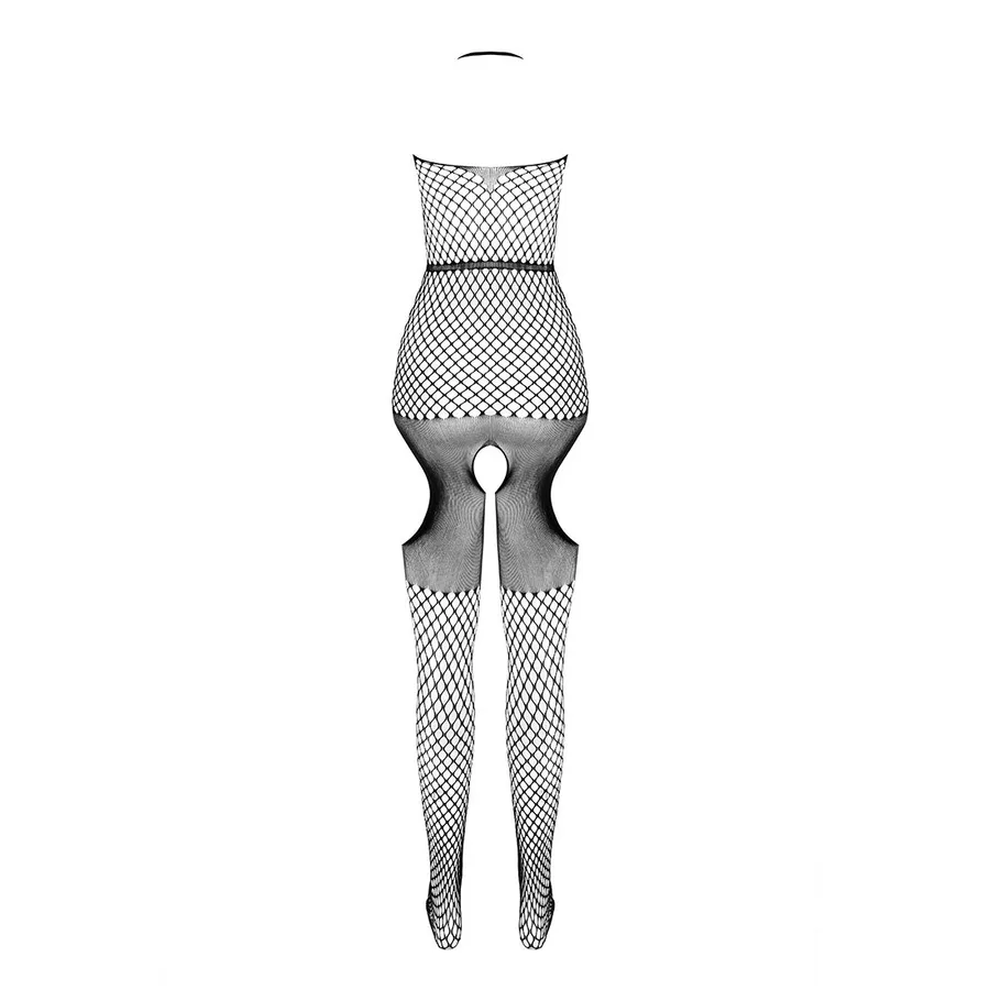 Бодистокинг с имитацией чулок Passion BS079 black