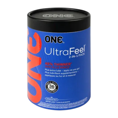 Презервативи ONE Ultra Feel, з додатковою змазкою, 36 шт (м'яте паковання!!!)