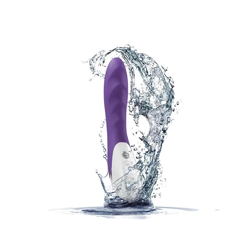 Потужний вібратор Mystim Sassy Simon Purple з двома моторами і стимулюючим рельєфом