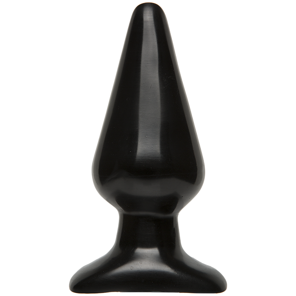 Анальна пробка Doc Johnson Smooth Classic Large - Black, макс. діаметр 5,7 см