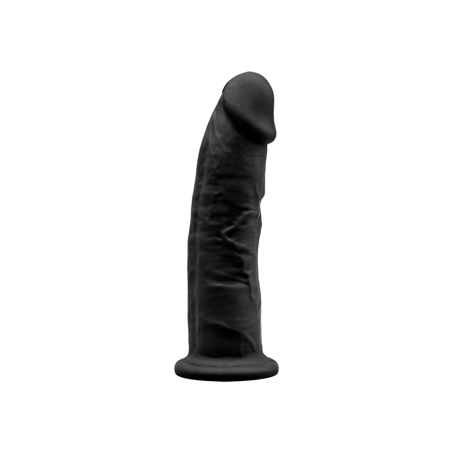 Фаллоимитатор SilexD Robby Black (MODEL 2 size 6in), двухслойный, силикон+Silexpan, диаметр 3,5 см