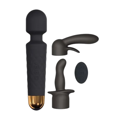 Мінівібромасажер Dorcel Kit Wanderful з насадками (анальна і вагінальна), водонепроникний