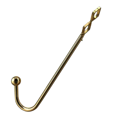 Анальный крюк LOCKINK Golden Adjustable Anal Hook Set