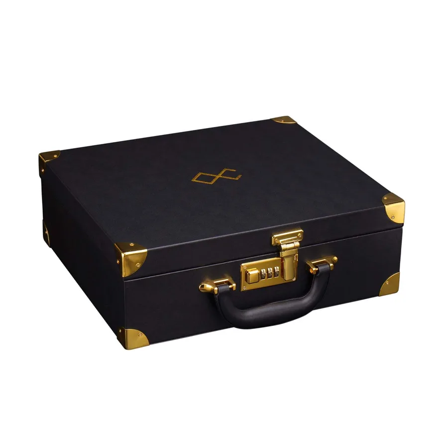 БДСМ-набор LOCKINK Moonlight Treasure Chest, черный, натуральная кожа