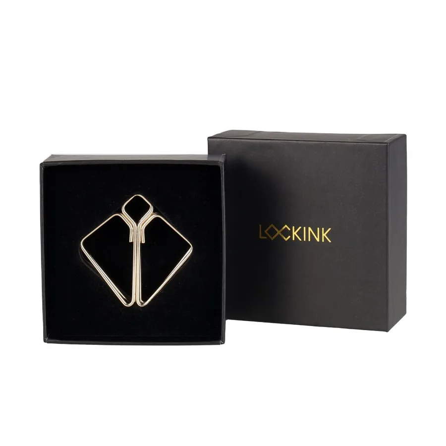 Затискачі для сосків LOCKINK Minimalism Nipple Clamps, золотисті