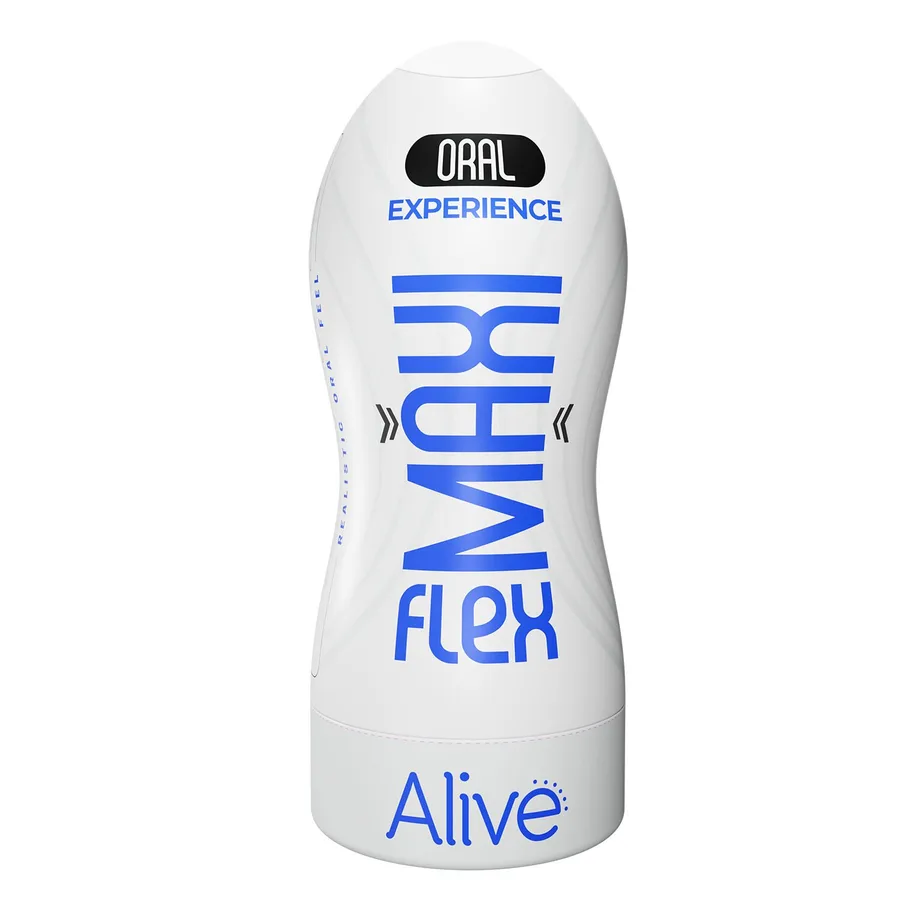 Мастурбатор-ротик Alive Maxi Flex L Oral, реалистичный вход, рельефный канал