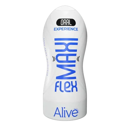 Мастурбатор-ротик Alive Maxi Flex L Oral, реалистичный вход, рельефный канал