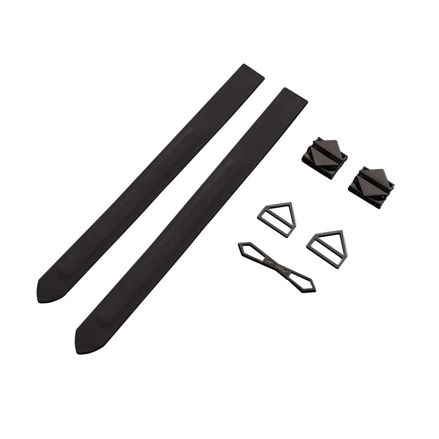 Фиксаторы для рук и ног LOCKINK Wristcuffs/Anklecuffs, черные, натуральная кожа