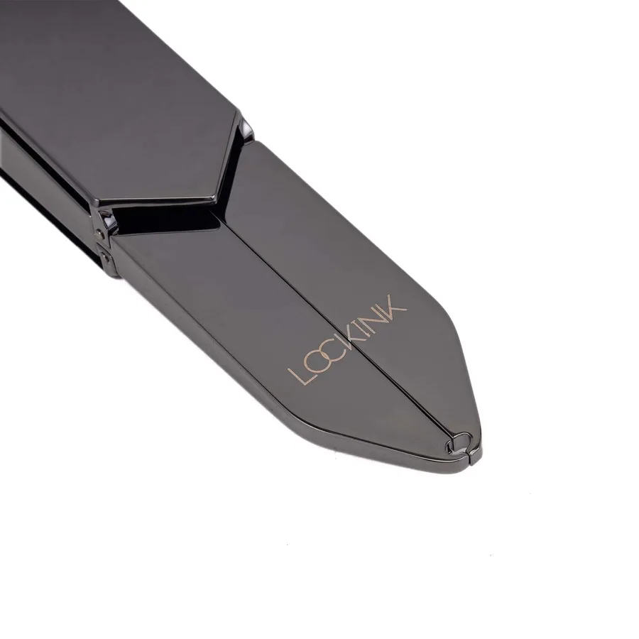 Регулируемая шлепалка LOCKINK Adjustable Slapper for Impact Play, черная, натуральная кожа