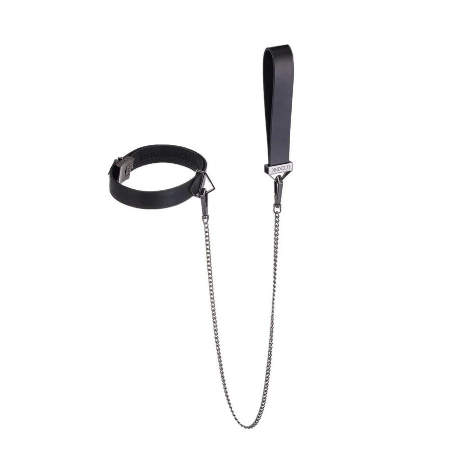 Набір для бондажу LOCKINK 8-Bondage-Straps Restraint Set, чорний 8 ременів з натуральної шкіри