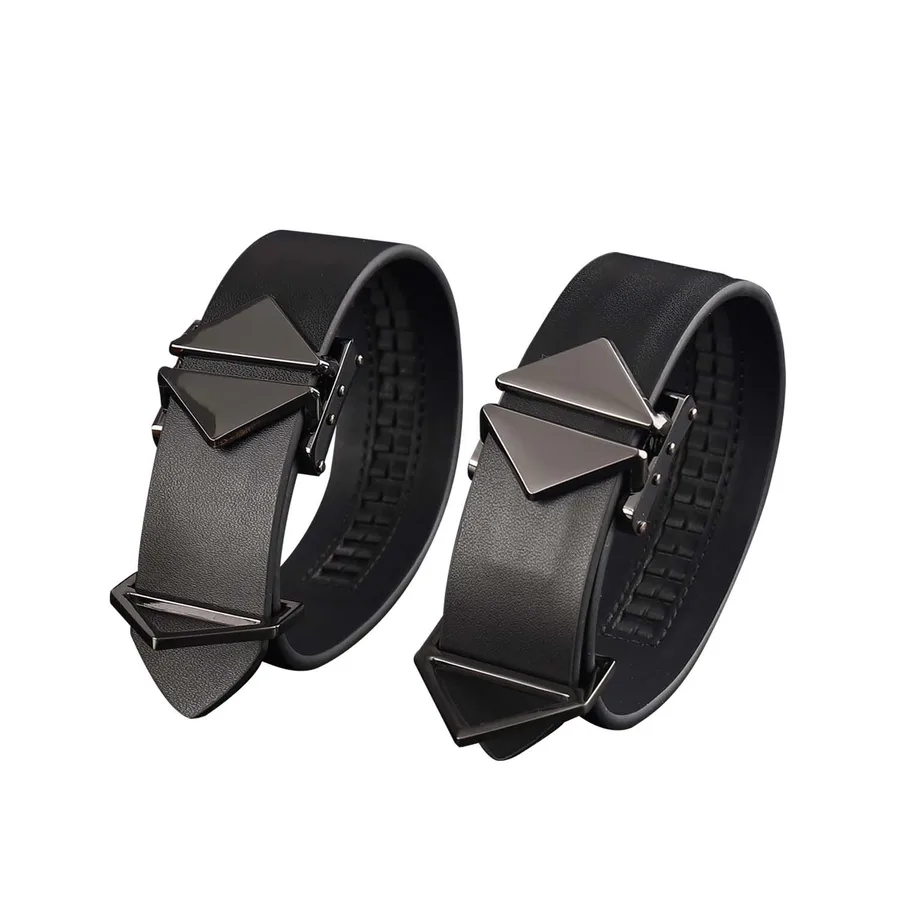 Набір для бондажу LOCKINK 8-Bondage-Straps Restraint Set, чорний 8 ременів з натуральної шкіри