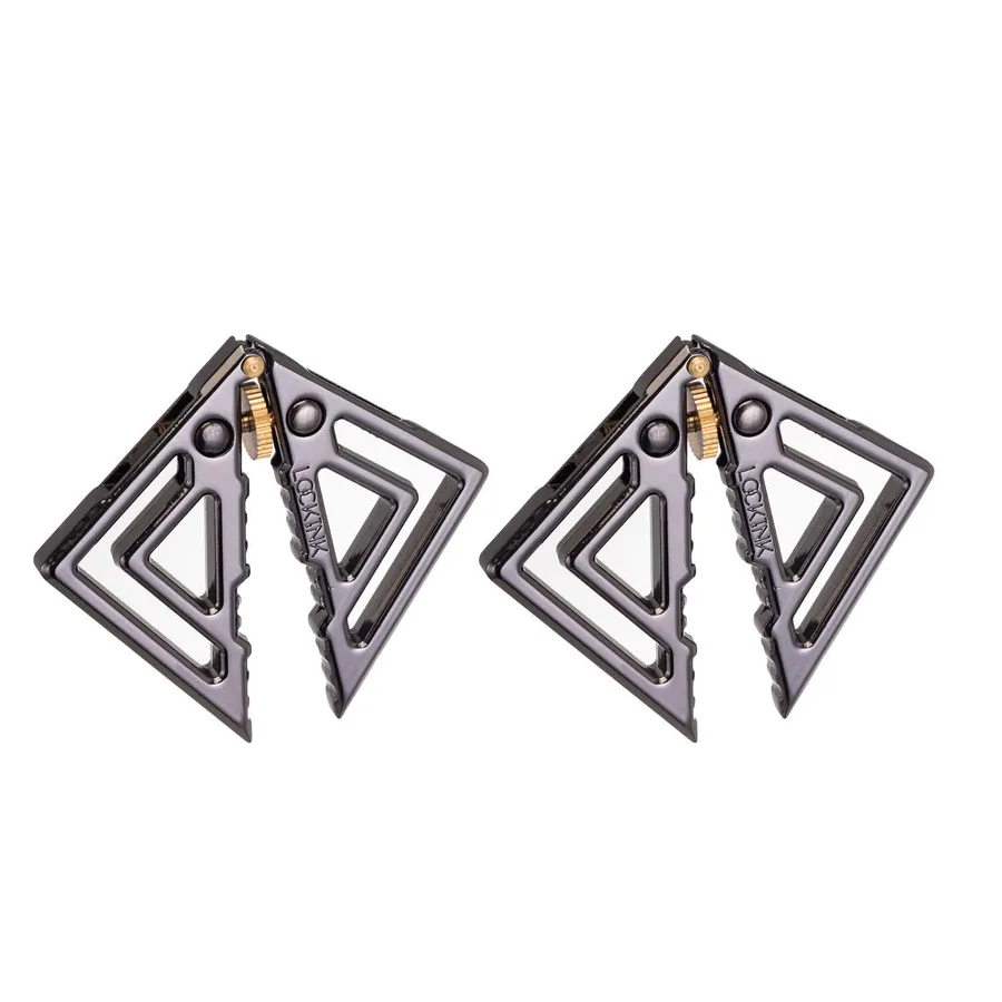 Затискачі для сосків з легкою підвіскою LOCKINK Adjustable Nipple Clamps with Light Pendant, сріблясті
