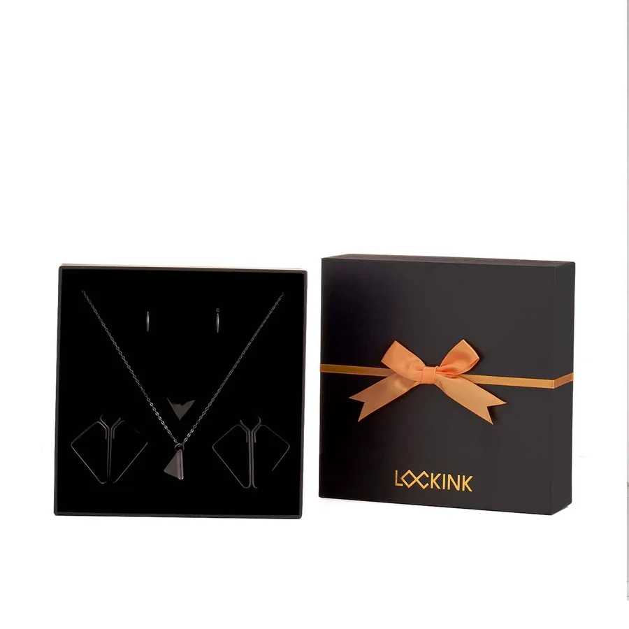 Затискачі для сосків з важкою підвіскою LOCKINK Nipple Clamps with Heavy Pendant, сріблясті