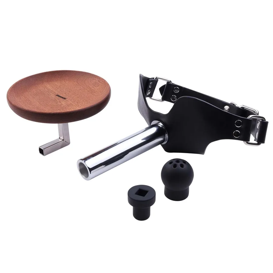 Набор для доминирования LOCKINK SEVANDA Objectification Human Furniture Set, маска и 4 насадки