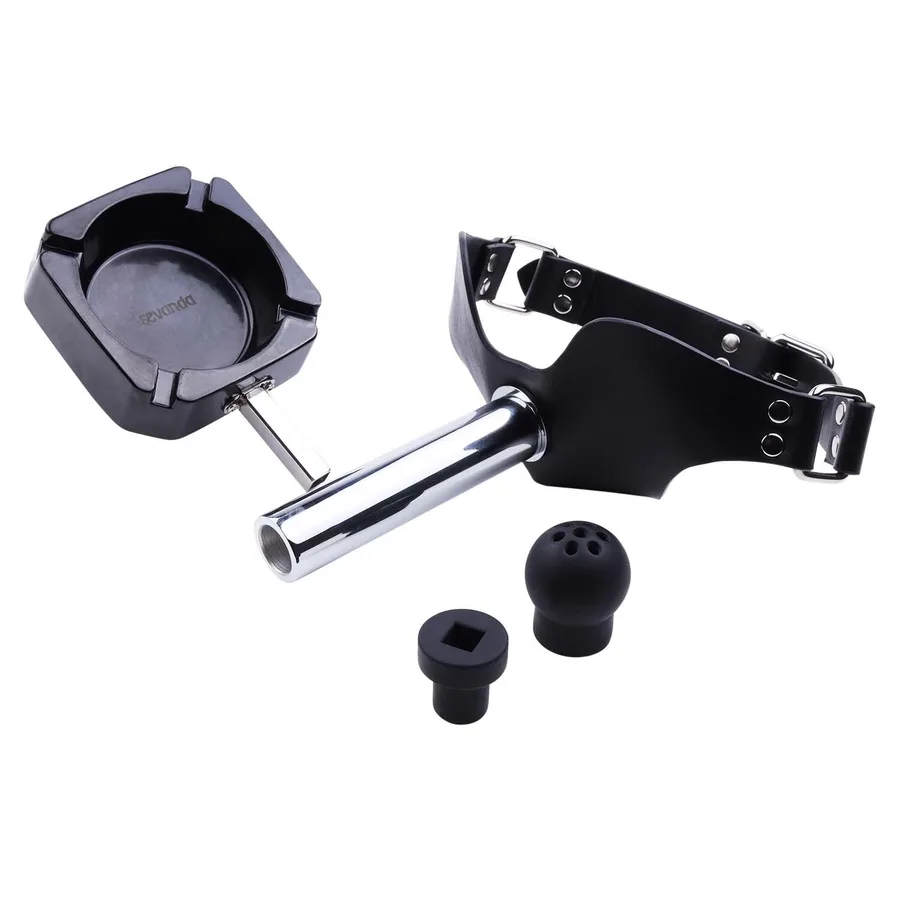 Набор для доминирования LOCKINK SEVANDA Objectification Human Furniture Set, маска и 4 насадки