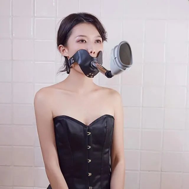Набір для домінування LOCKINK SEVANDA Objectification Bathroom Set, маска та 4 насадки