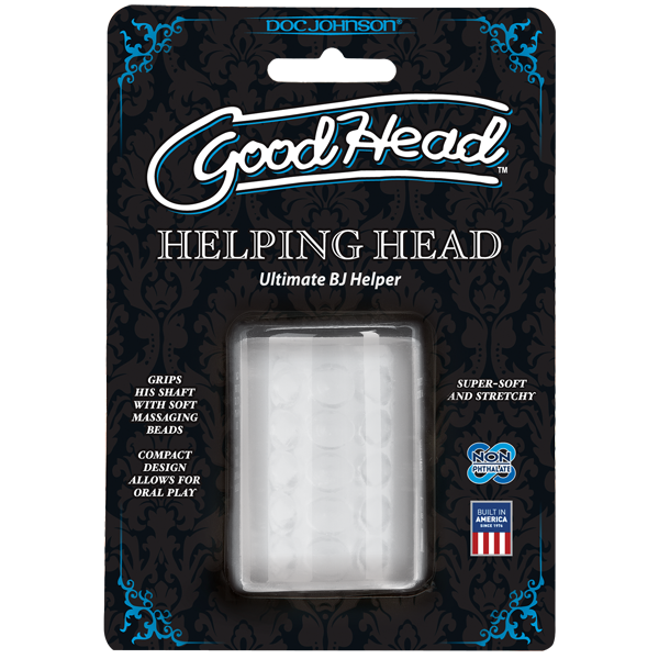 Мастурбатор Doc Johnson GoodHead - Helping Head ULTRASKYN, супер помічниця для мінету