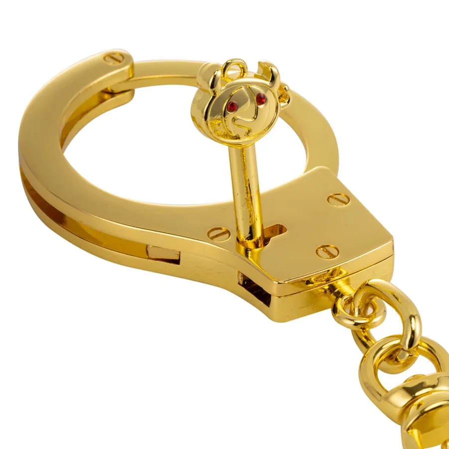 Наручники LOCKINK Pretty-sub Handcuffs, золотистые, металлические, можно открыть без ключа