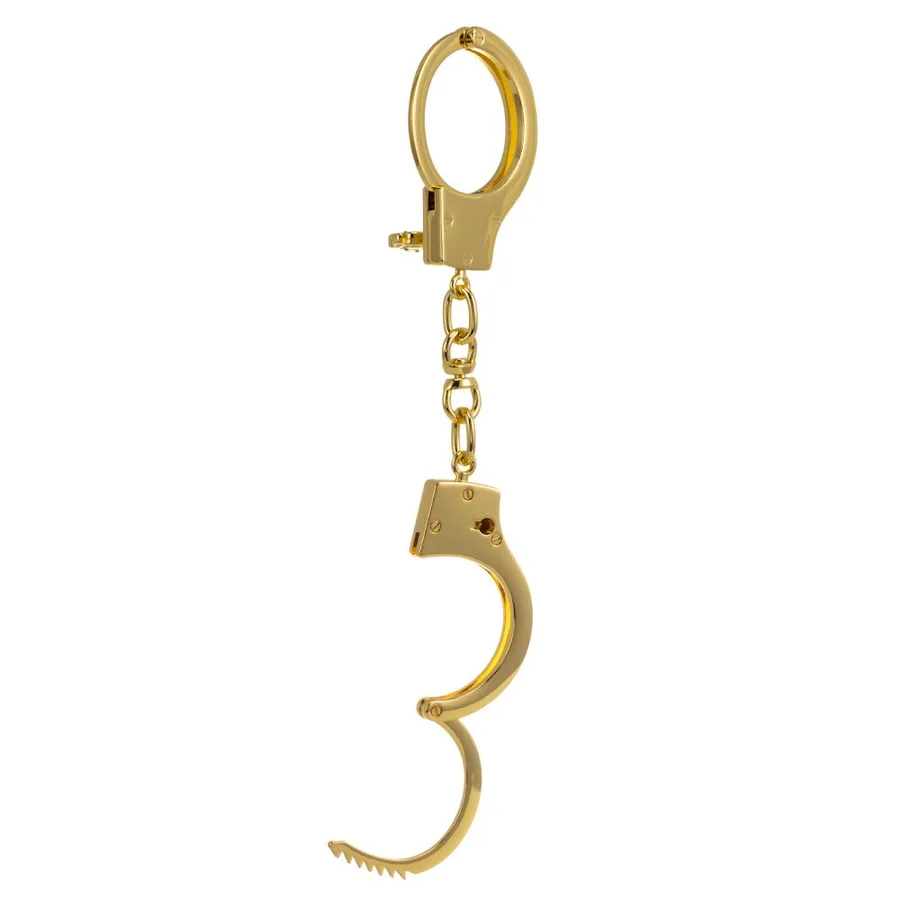 Наручники LOCKINK Pretty-sub Handcuffs, золотистые, металлические, можно открыть без ключа