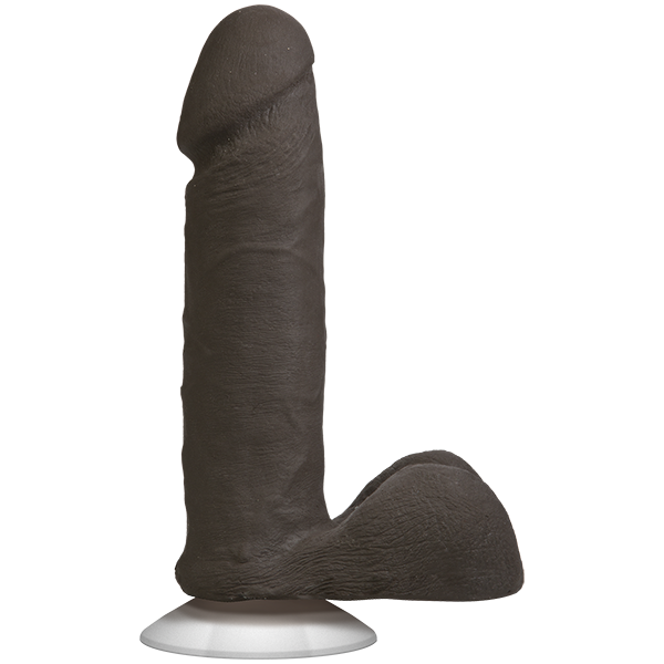 Фалоімітатор Doc Johnson The Realistic Cock 6 inch Black - ULTRASKYN, Vac-U-Lock, діаметр 4,3 см