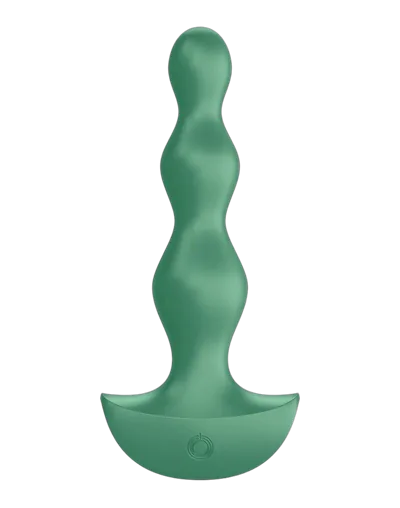 Анальный стимулятор-бусины с двумя моторами Satisfyer Lolli-Plug 2 Green