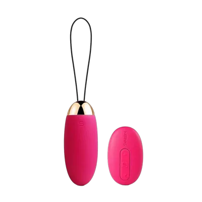 Віброяйце з пультом керування Svakom Elva Plum Red