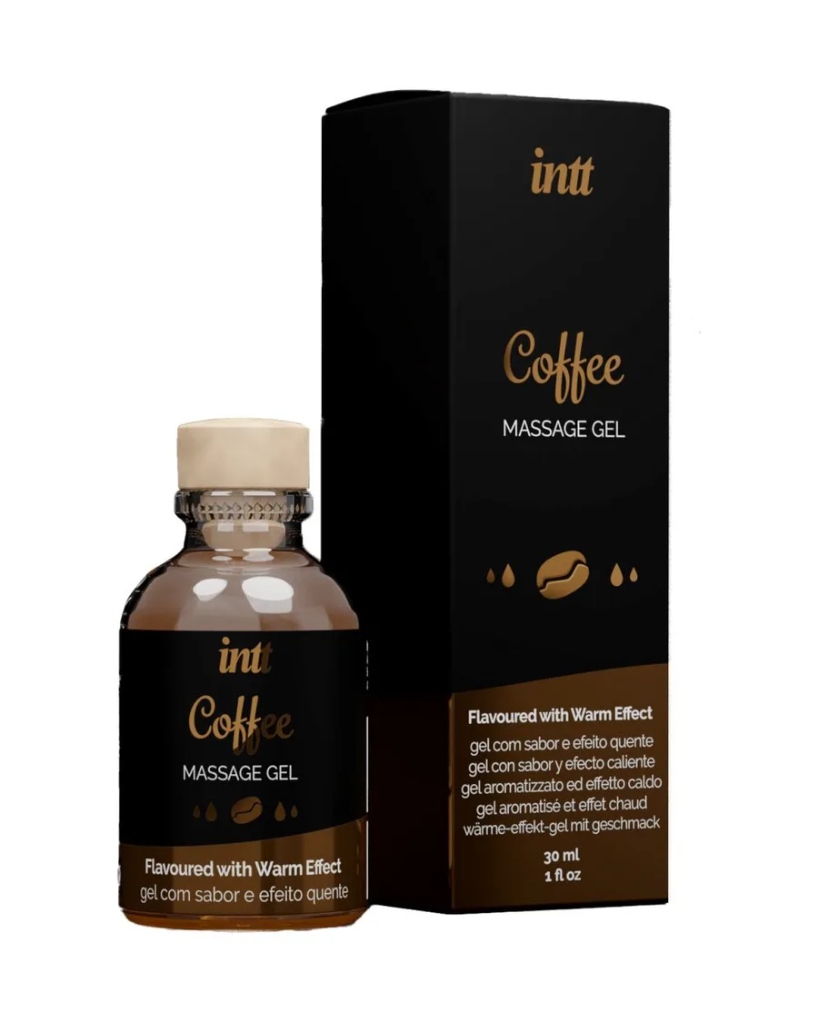 Массажный гель для интимных зон Intt Coffee (30 мл) разогревающий