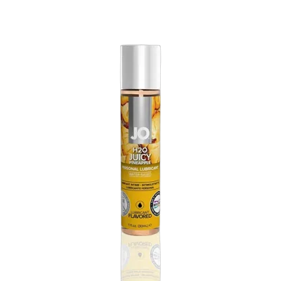 Змазка на водній основі JO H2O — Juicy Pineapple (30 мл) без цукру, рослинний гліцерин