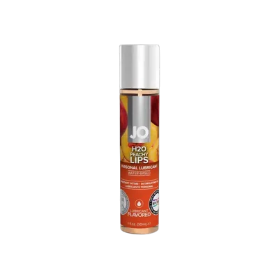 Змазка на водній основі JO H2O — Peachy Lips (30 мл) без цукру, рослинний гліцерин